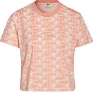 Adidas Love cropped T-shirt NEW